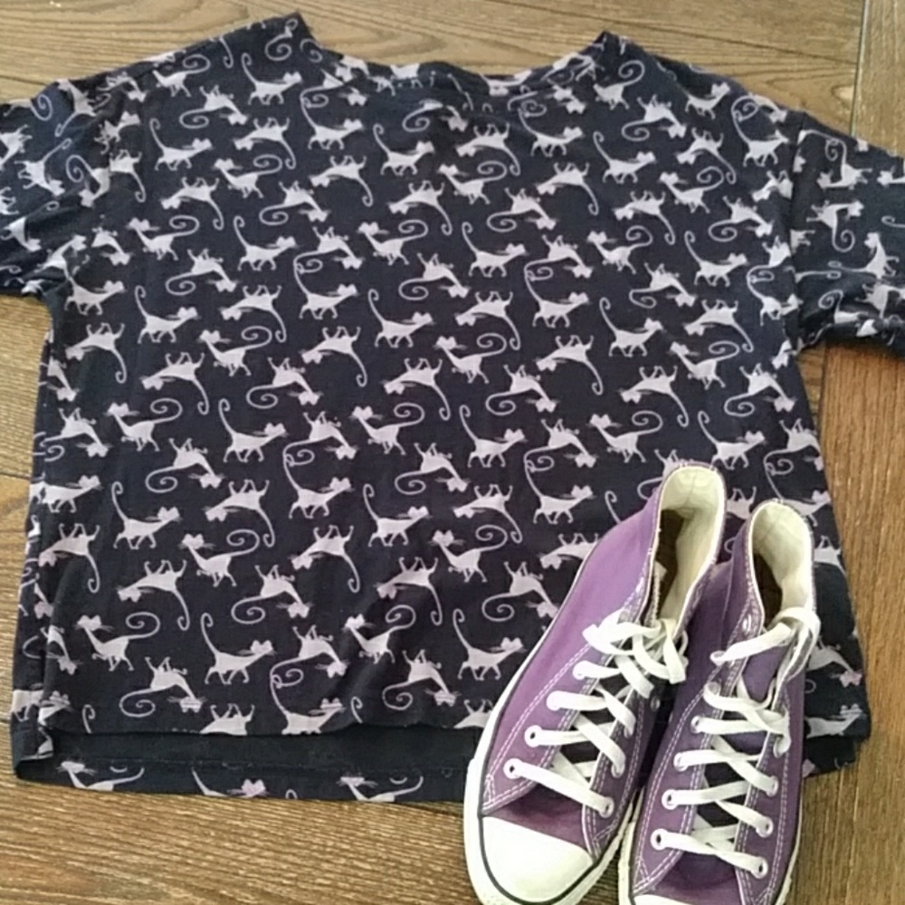 Lady & the Tramp Siamese cats hi low tee M